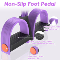 Hacole high density pedals with non slip pads keep you stable.