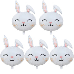HADCKJA Bunny balloons showcase festive Easter bunny shapes for vibrant décor