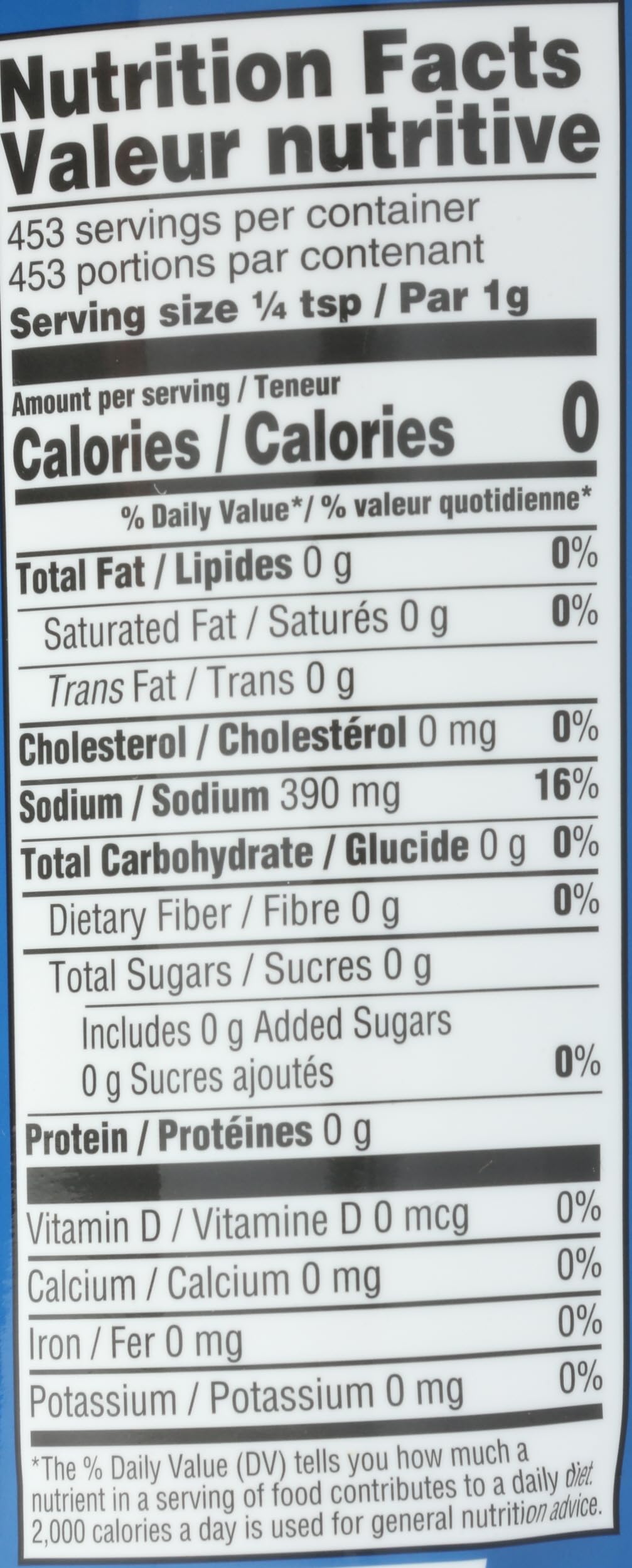 Haddar Kosher Salt 16 oz back label with usage tips for even flavor distribution