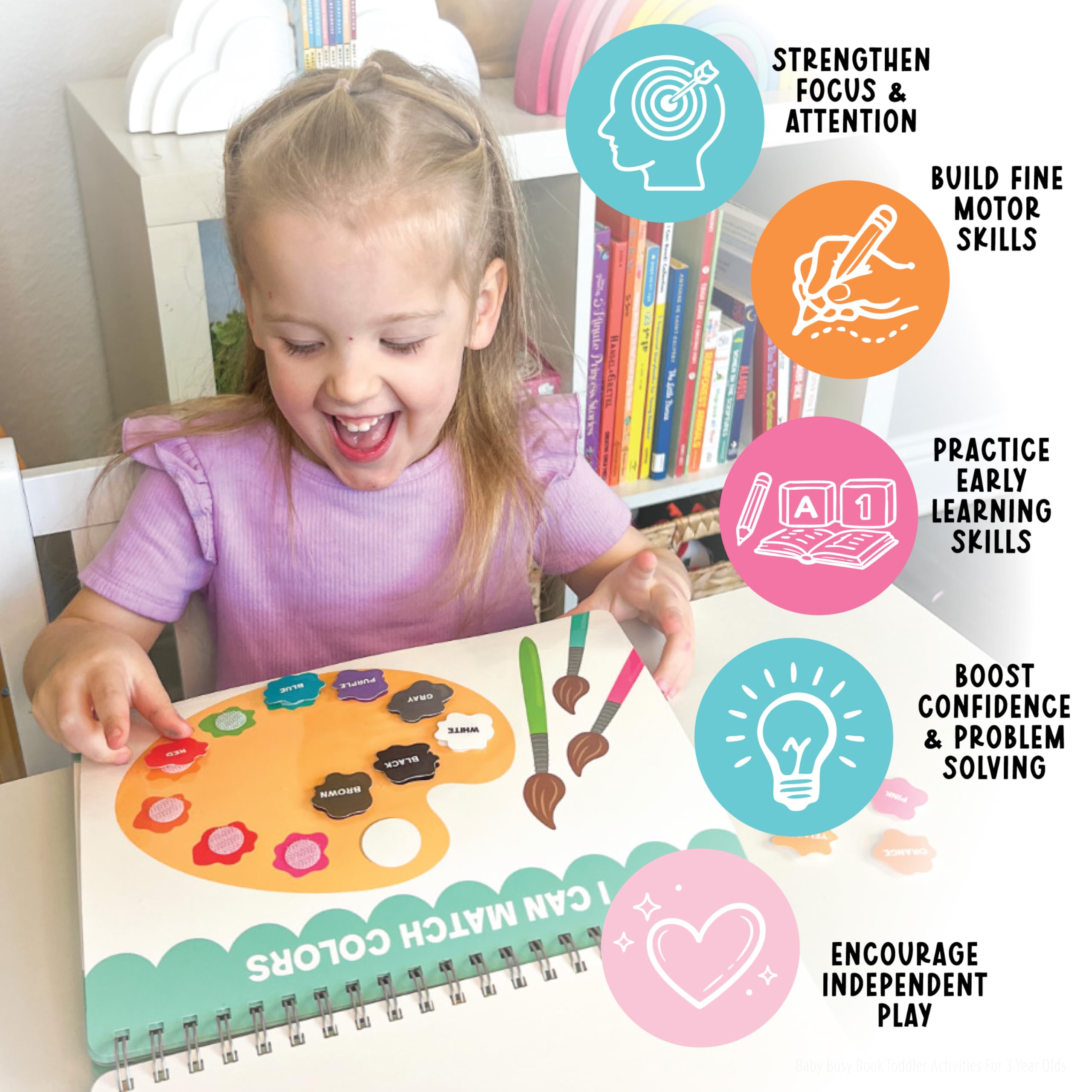 Hadley Designs Sensory Busy Book: therapist-recommended for sensory support.