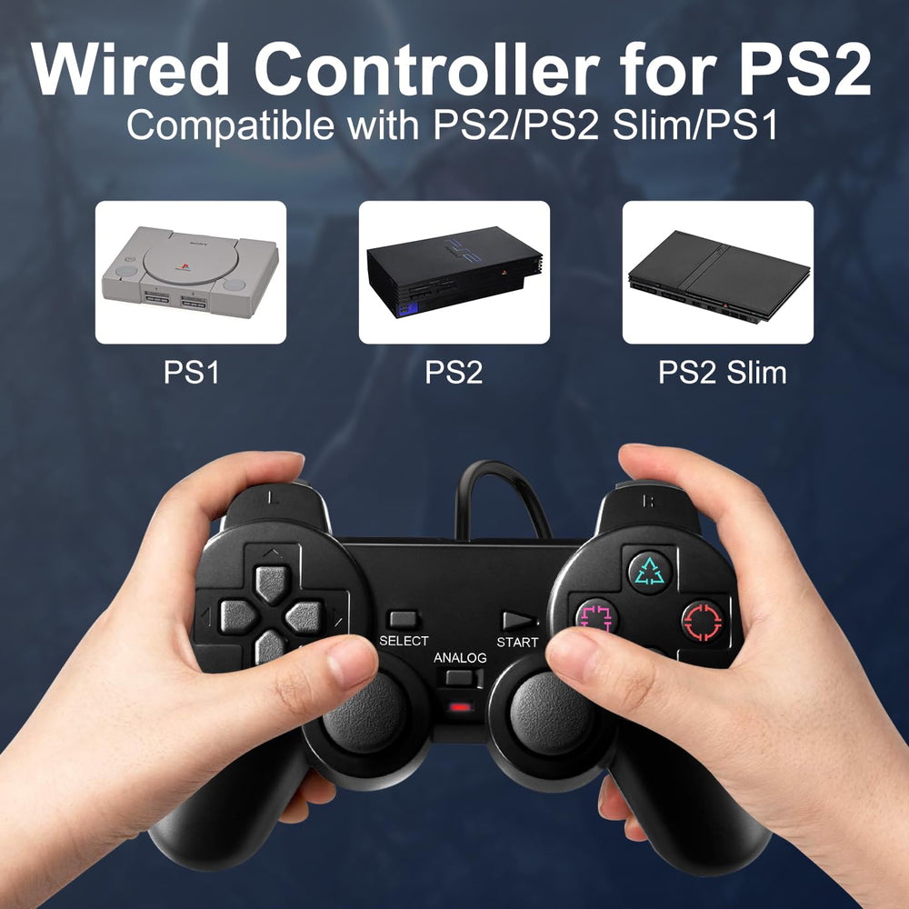 HaeBorl PS2 controller ergonomic hold reduces hand fatigue
