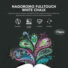 Hagoromo Fulltouch chalk 72pcs box open showing dense color payoff for art.