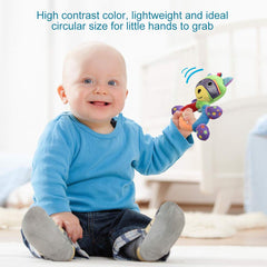 HAHA Baby teething rattle crinkle feet—grasp-friendly nubs encourage mouthing