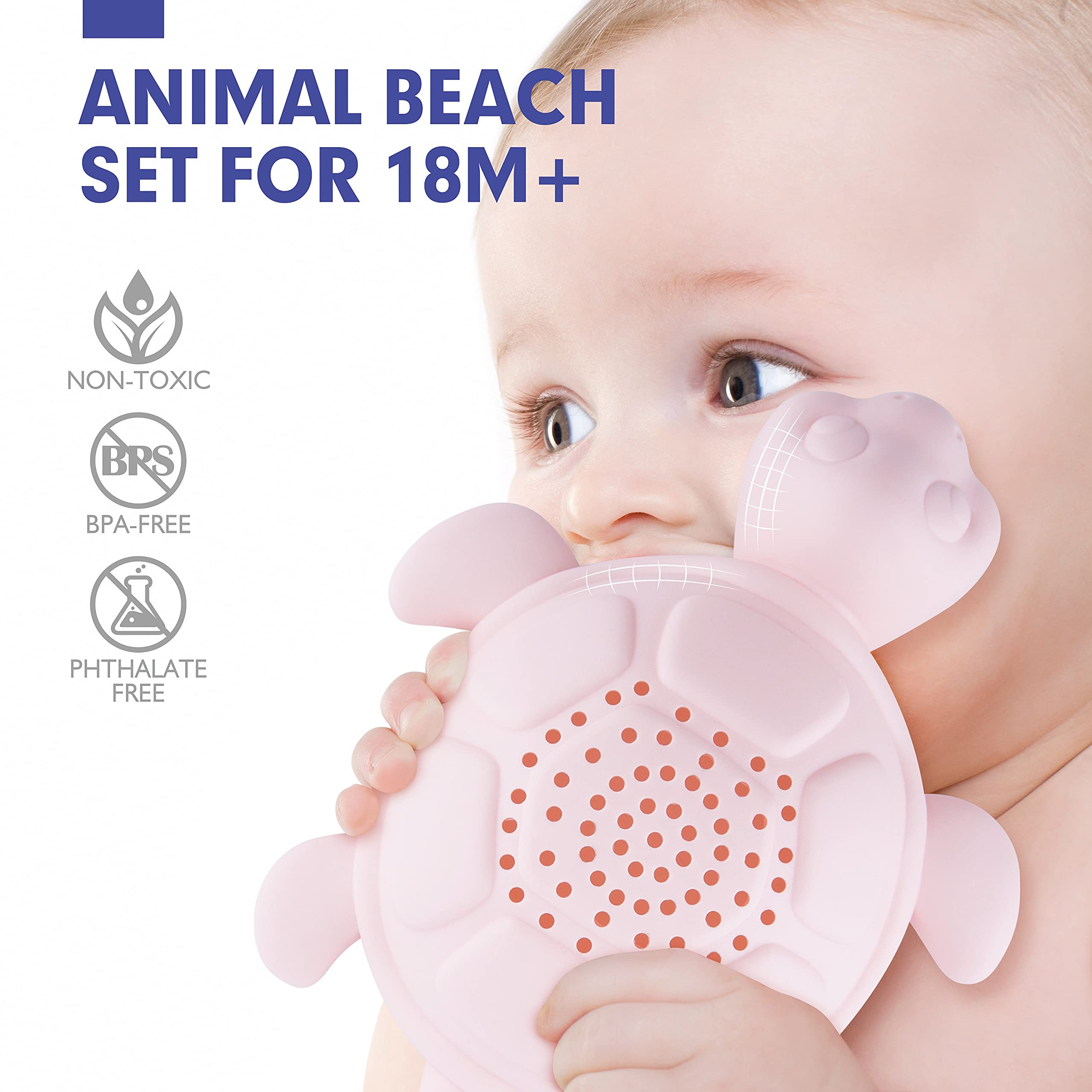 Hahaland sand molds animals for creative beach sculptures.