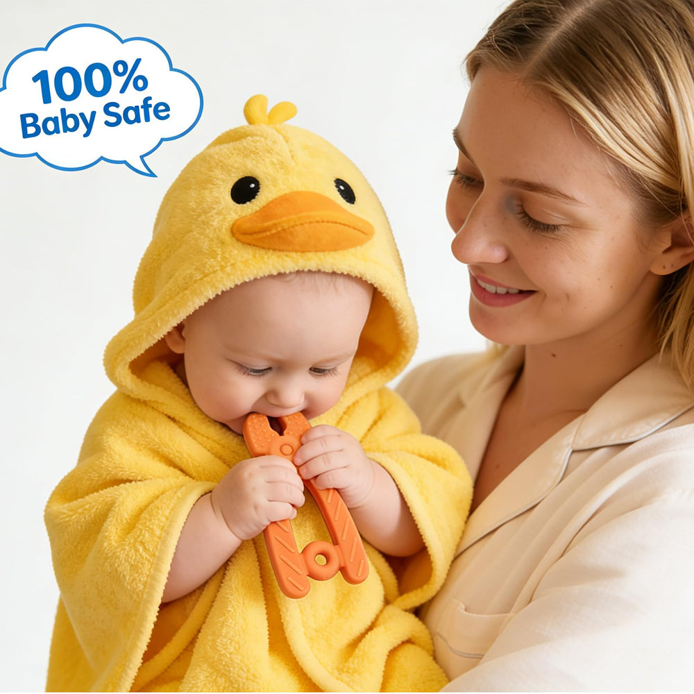 Haili XMGQ freezer-safe teether designed for chilled relief and easy cleaning