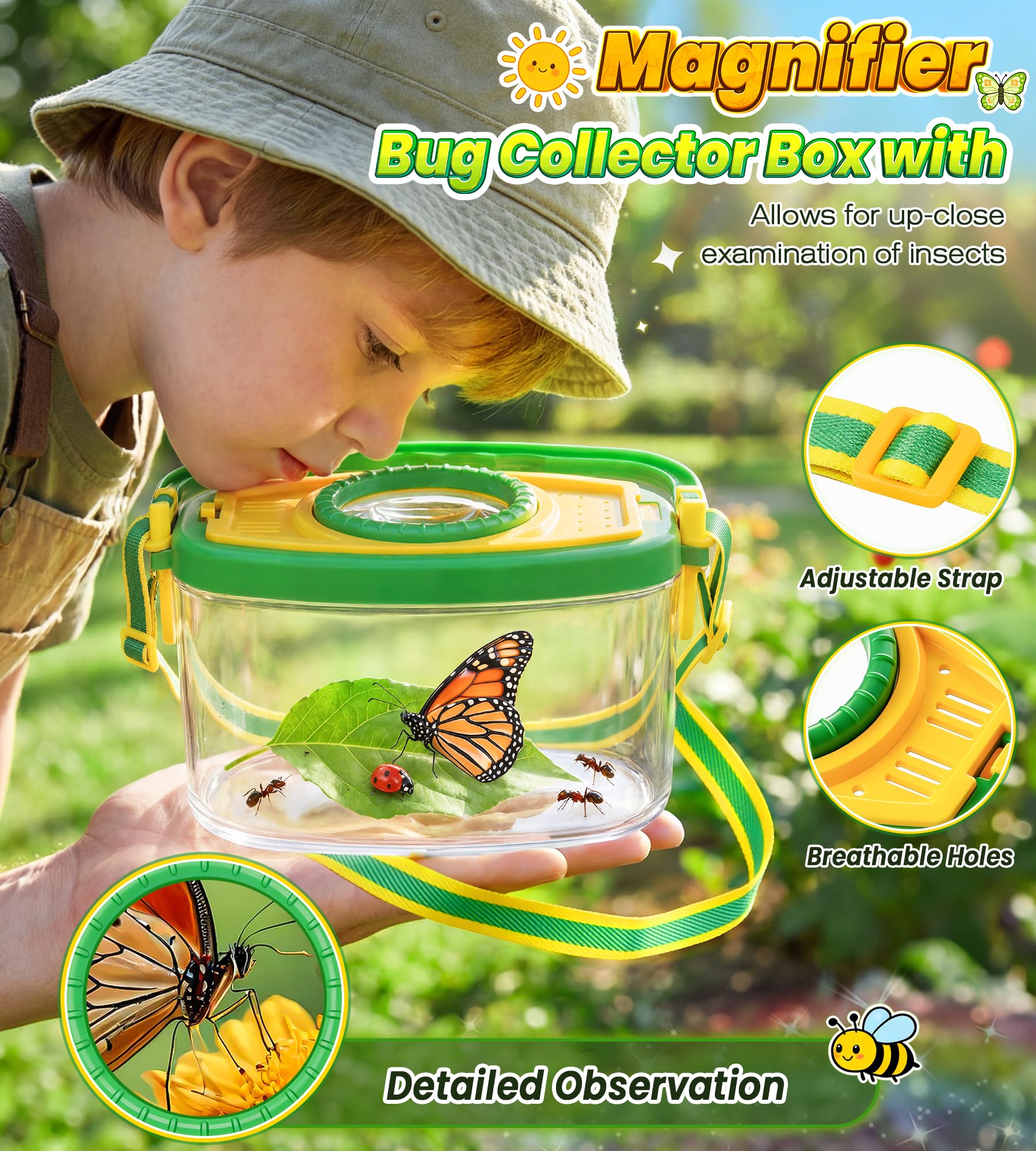 HAIMST capsule insect clip keeps specimens secure without harm