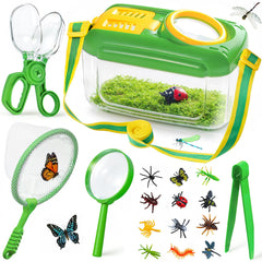 HAIMST bug viewer box with magnifier for close-up insect viewing