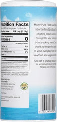 Hain iodized sea salt from evaporated sea water for versatile kitchen flavor