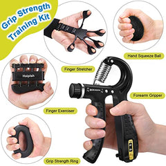 Haiplsh adjustable forearm gripper image showing wide resistance range for progressive training.