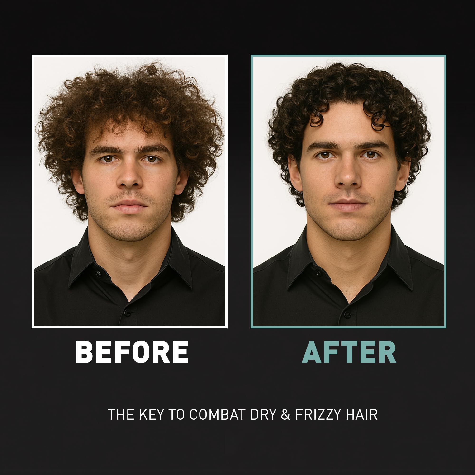 CRVFT leave-in conditioner being dispensed for quick styling.