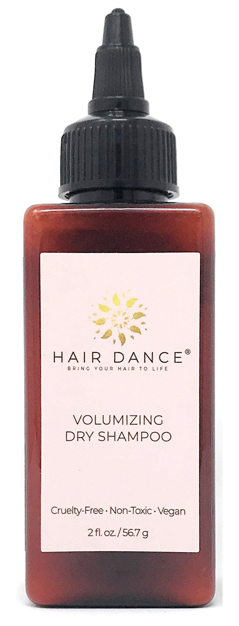 Hair Dance dry shampoo powder compact bottle for quick refresh on the go