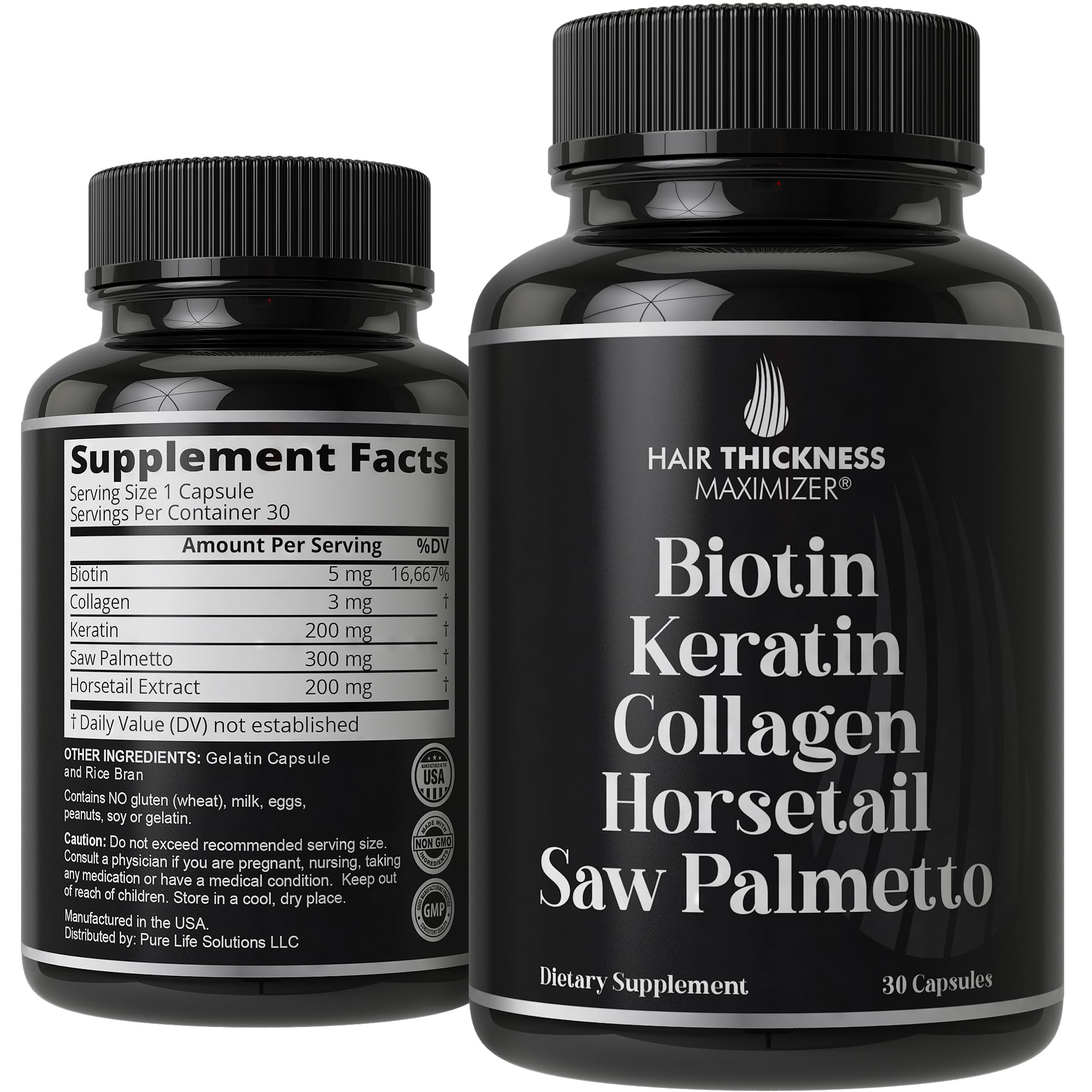 Hair Thickness Maximizer dosing ritual on calendar emphasizes daily routine.