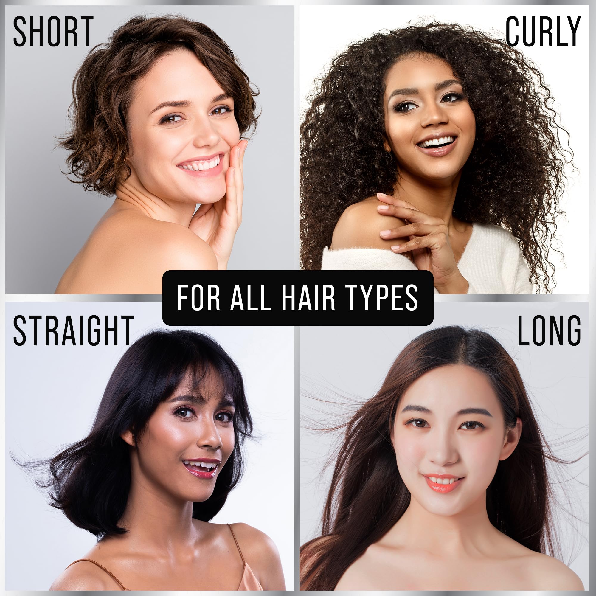 Hair Thickness Maximizer label highlights USA-made GMP quality and gluten-free formula.
