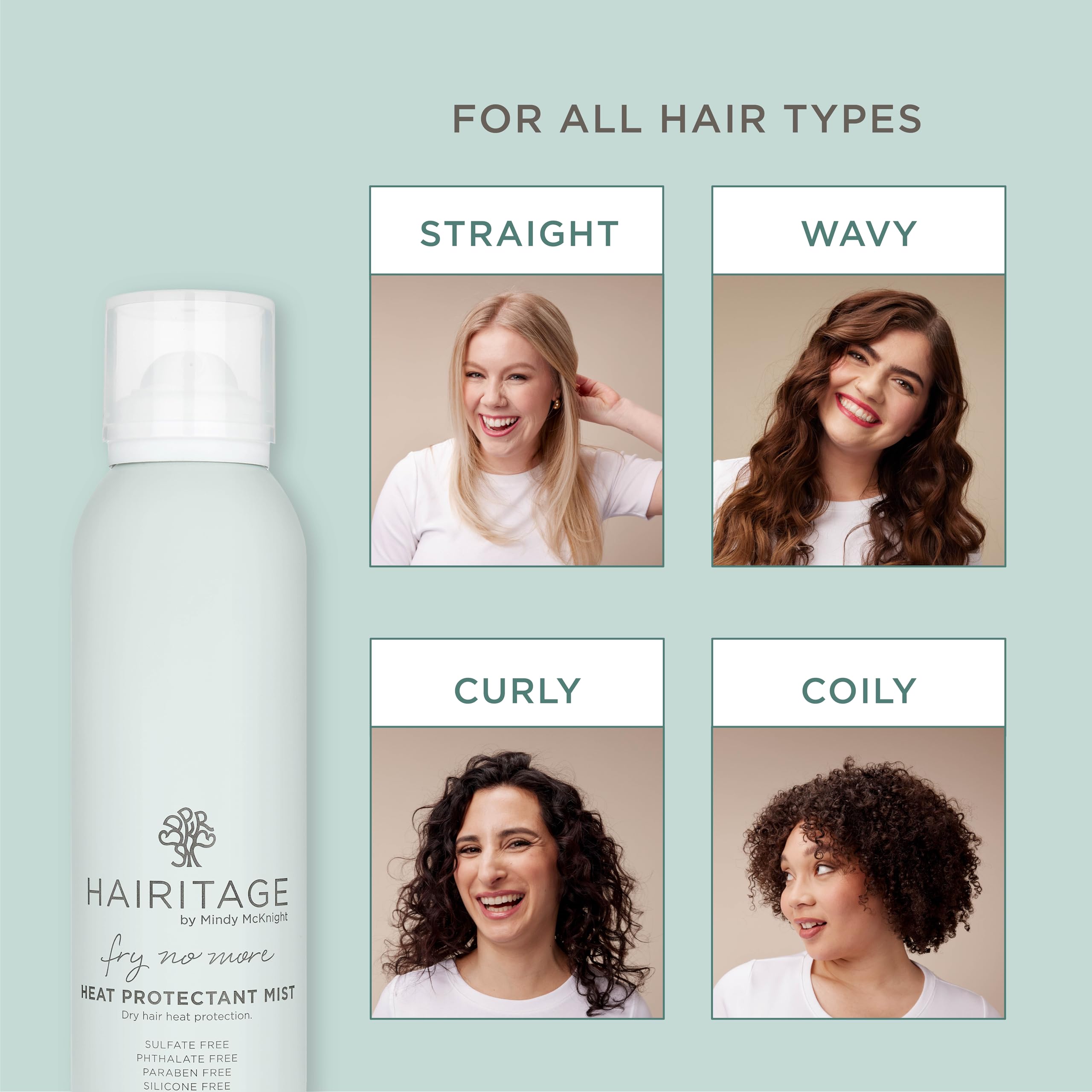 Hairitage 5 oz bottle with label visible