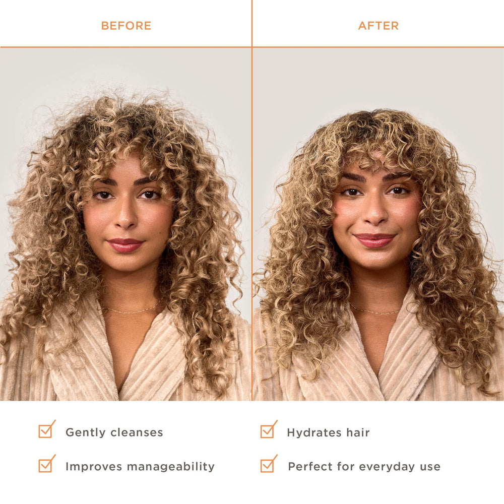 Hairitage Bond-strengthening formula illustration emphasizes split end sealing benefits.