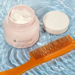 Hairitage Hydrating Argan Oil Hair Mask ingredients argan oil and shea butter for nourishment