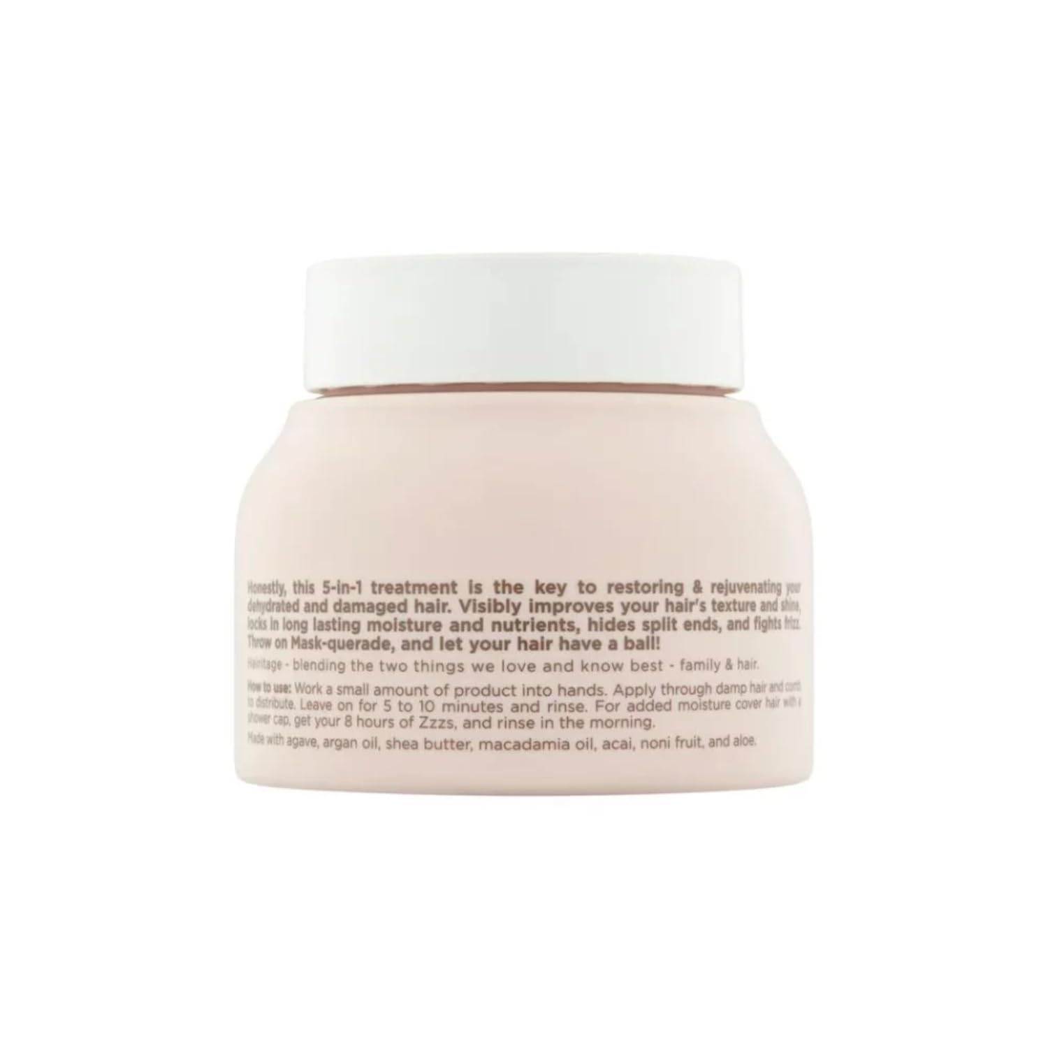 Hairitage Hydrating Argan Oil Hair Mask texture application close-up showing creamy formula