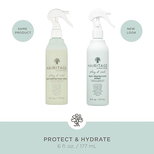 Hairitage Play It Cool spray pump facilitates easy application and heat protection