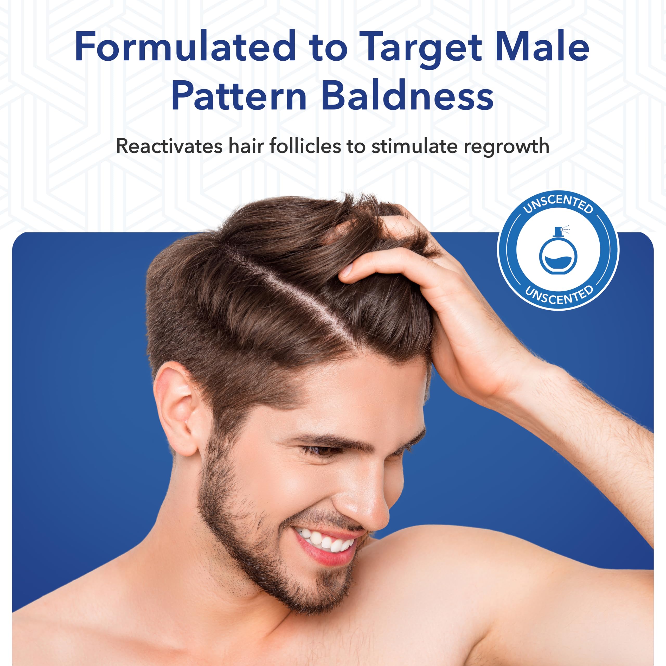 Hair Regen minoxidil in gym bag for on-the-go treatment.