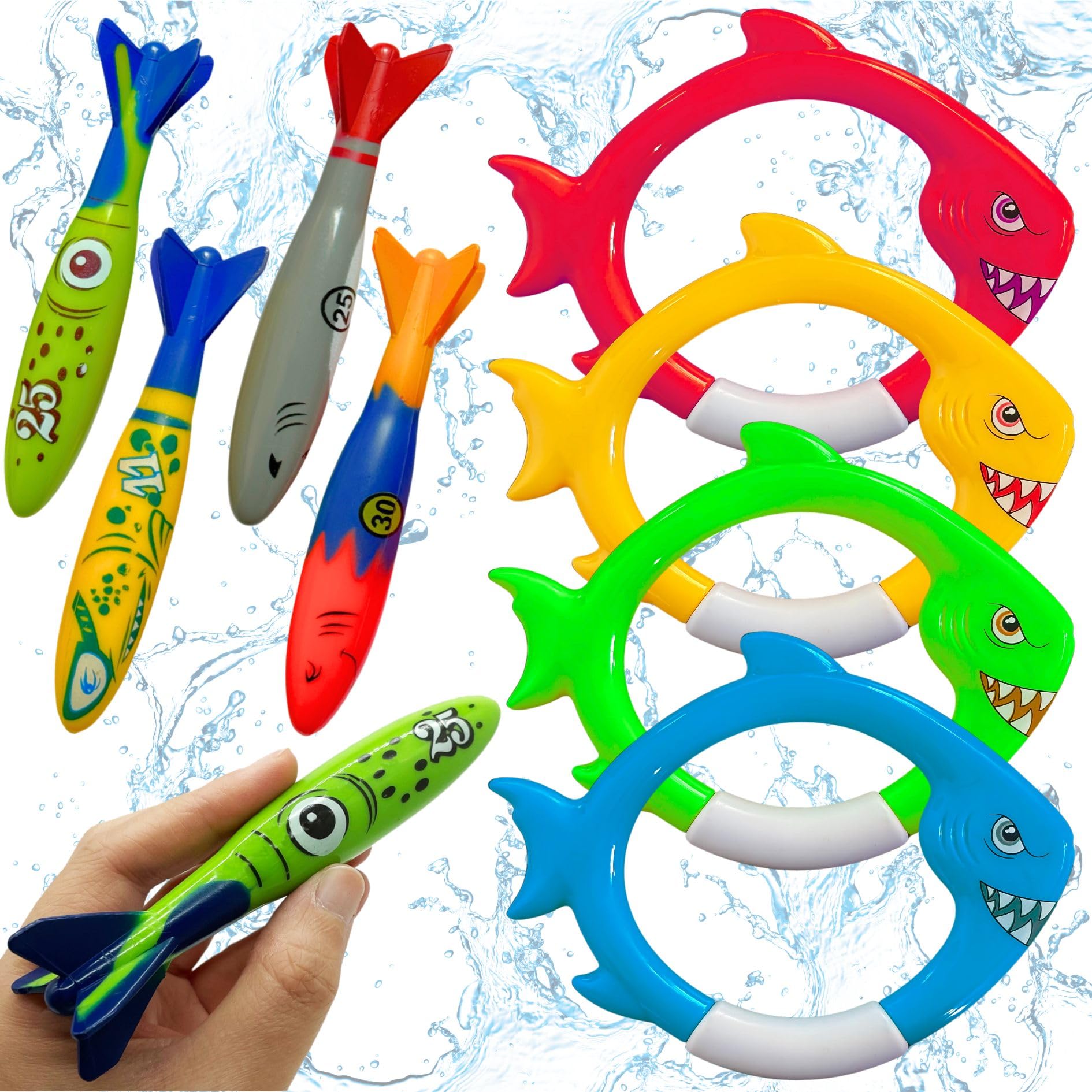 Gift-ready Haktoys swim toys packaging for summer fun