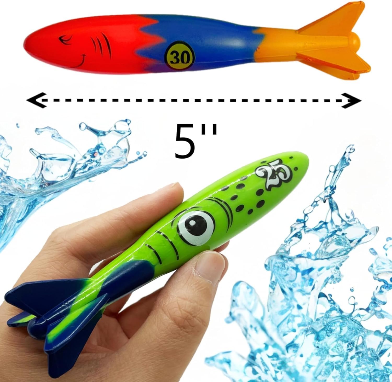 Haktoys shark rings closeup showing durable construction