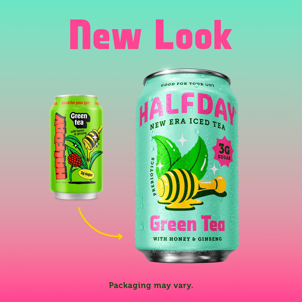 Halfday opening can to pour into a glass for quick enjoyment.