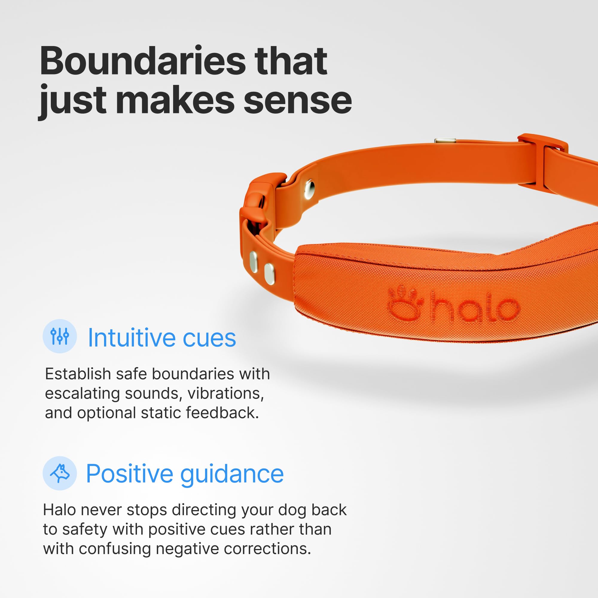 Halo Collar 5 48-hour battery life with rapid recharge for longer protection.