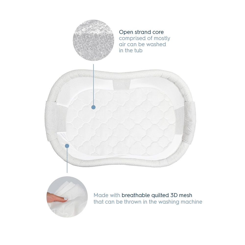 HALO DreamWeave pad cover machine washable for easy cleanup