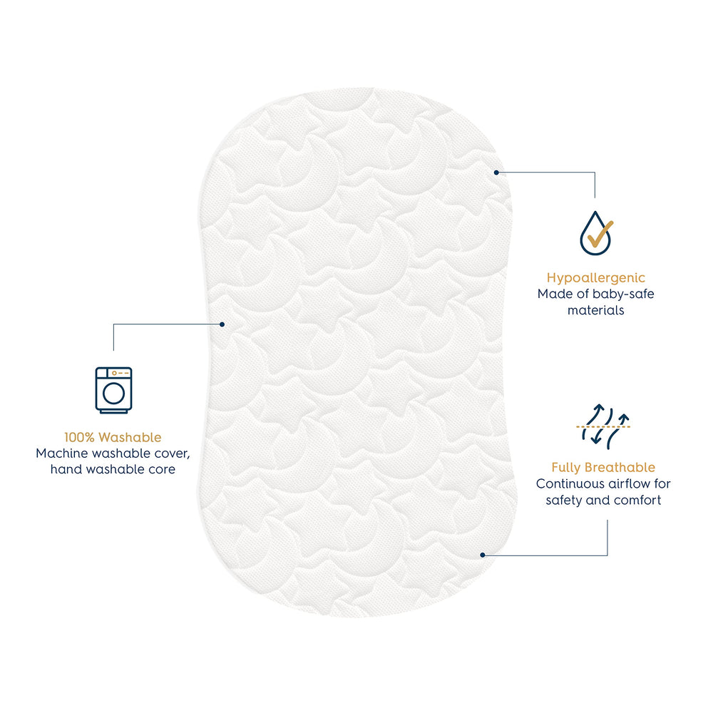 HALO DreamWeave pad fits Halo BassiNest Glide and Lite