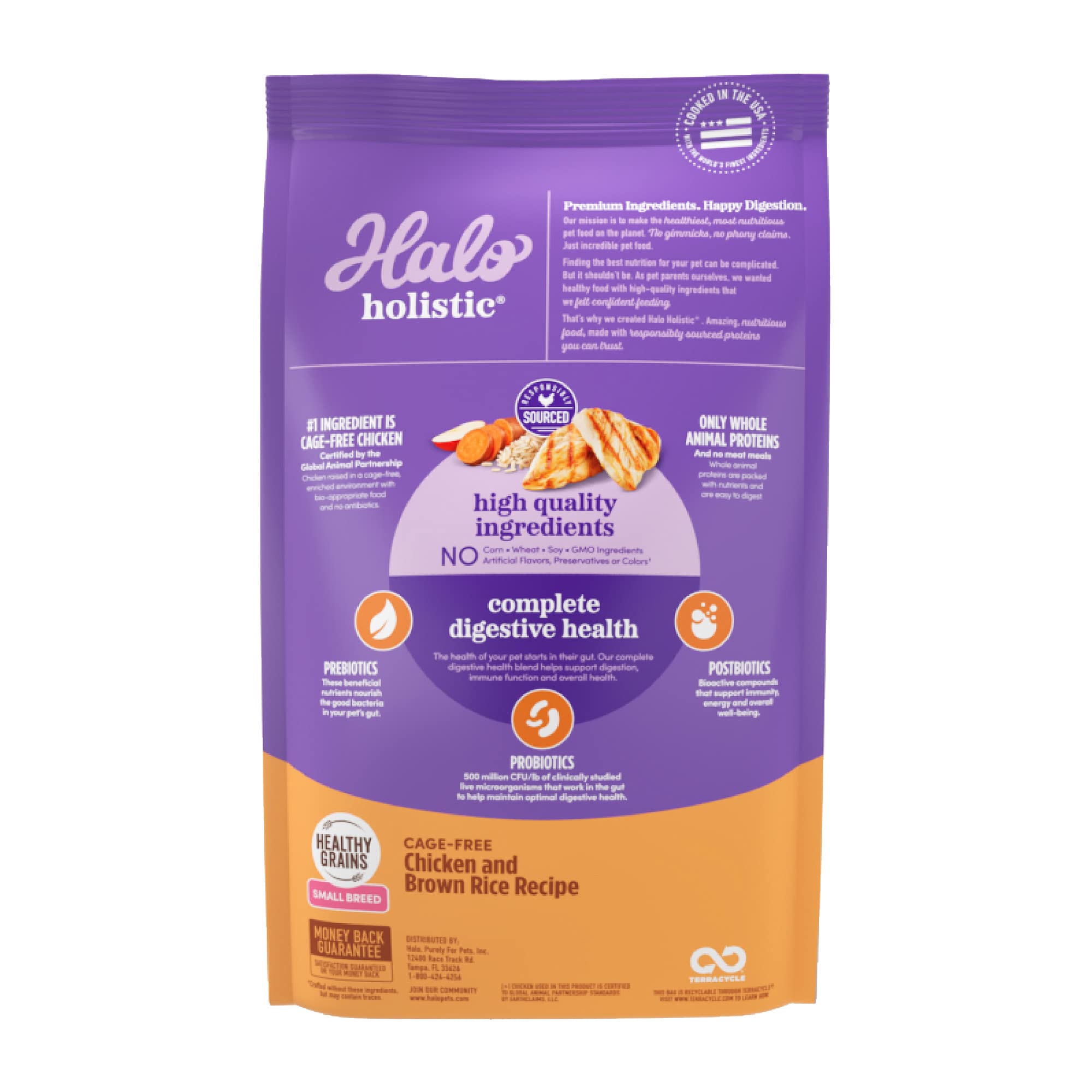 Halo Holistic chicken is the first ingredient for a protein-rich, flavorful meal.