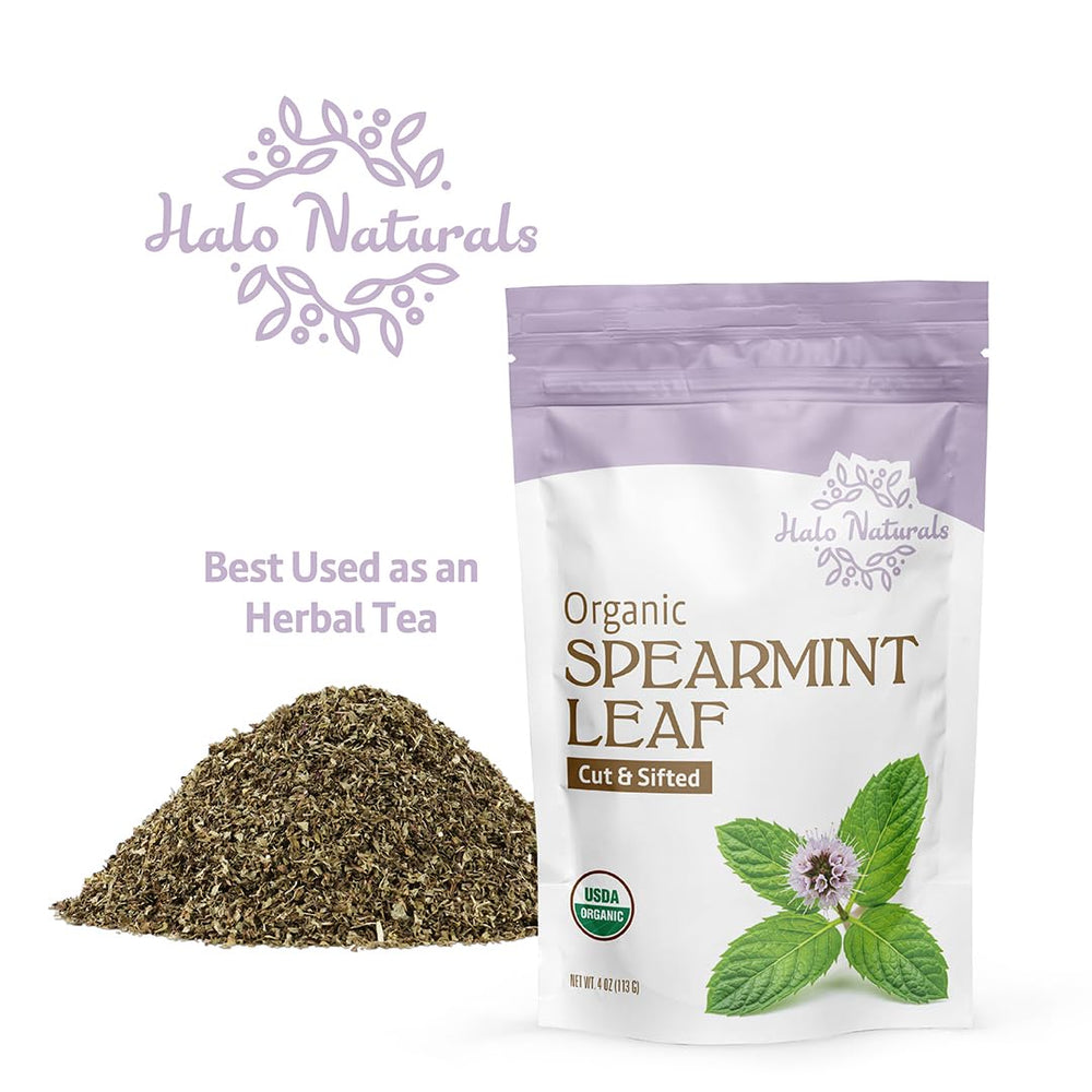 Halo Naturals mint field in Egypt highlighting origin and harvest freshness.