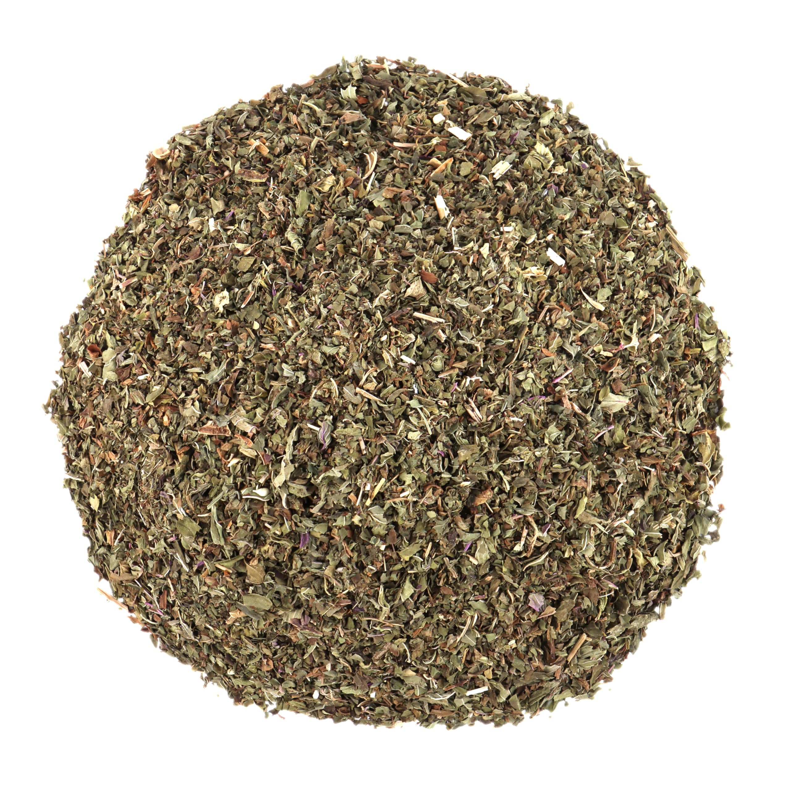 Halo Naturals peppermint leaf close-up texture, ideal for crafting fragrant herbal teas