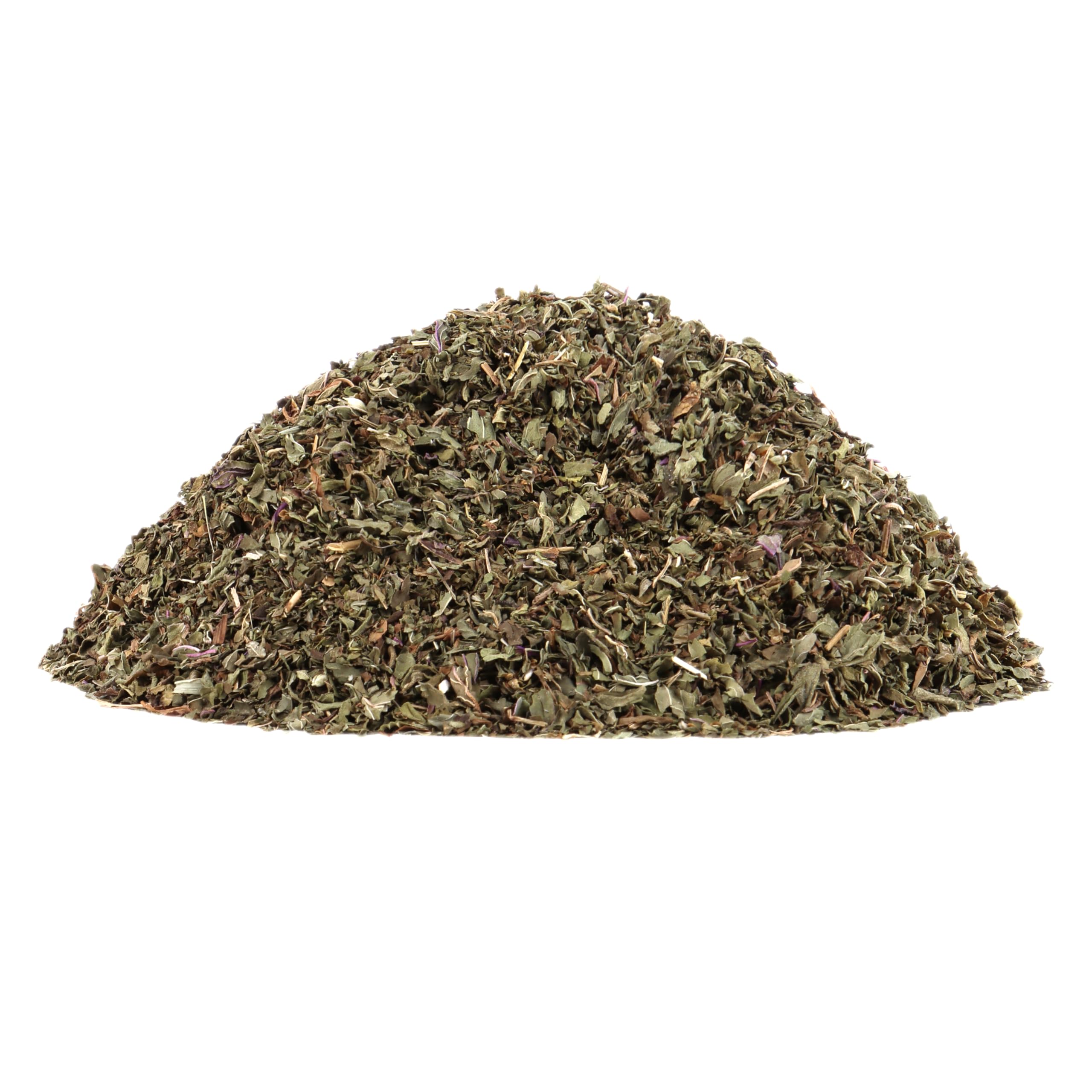 Halo Naturals peppermint leaf brewed into tea, delivering a refreshing aroma and flavor