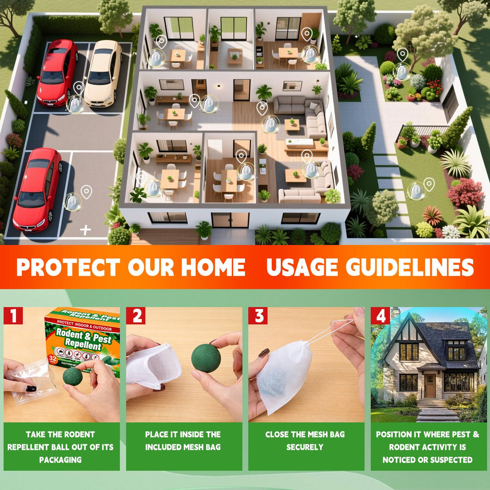 Halonly family-safe rodent deterrence for homes with kids.