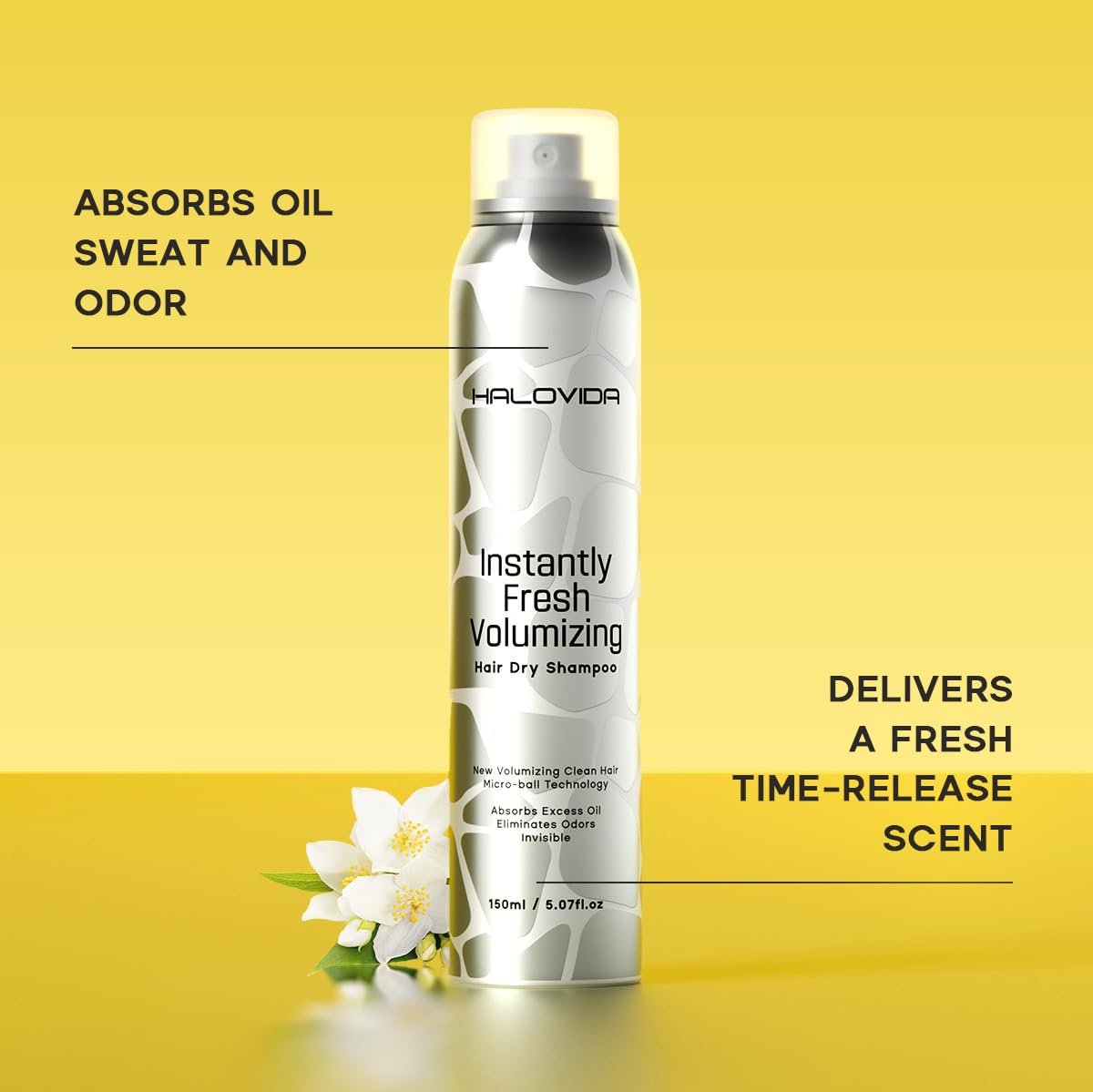 Talc-free and sulfate-free formula gentle on scalps and color-treated hair.