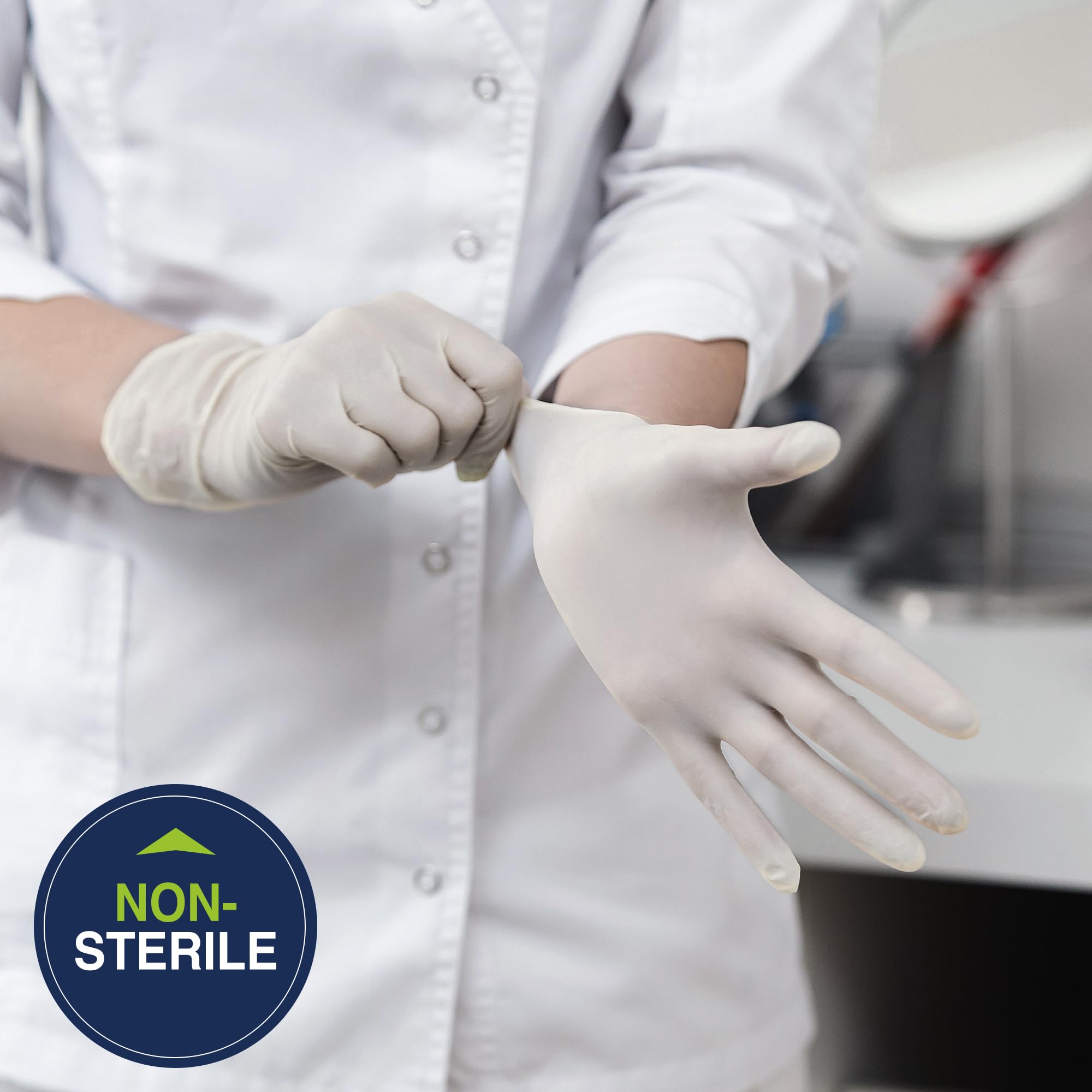 HALYARD Sterling SG nitrile gloves gray color for a professional clinical look