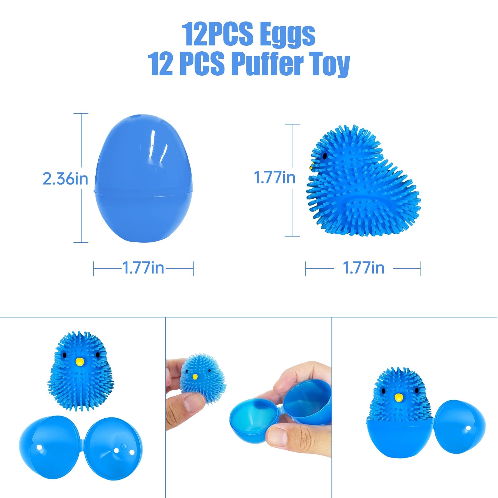 Halystar LED chick toy flashing for night hunts and sensory play