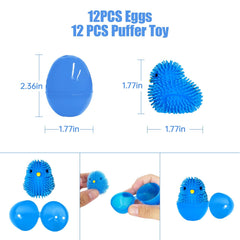 Halystar LED chick toy flashing for night hunts and sensory play