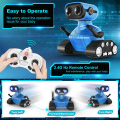Hamourd robot showcasing flexible head and arms during play