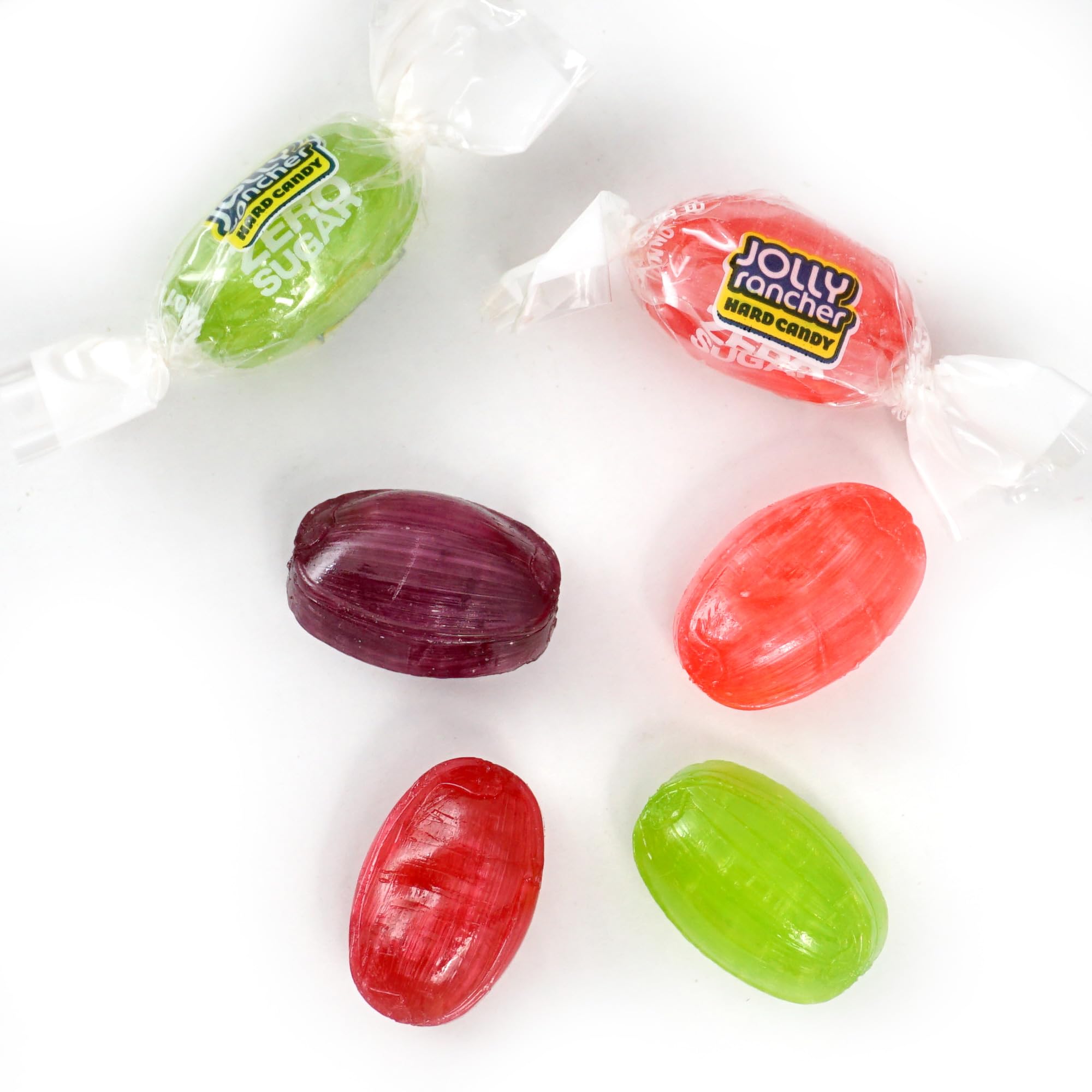 Hampton apple flavored Jolly Ranchers offering crisp sweetness without sugar.