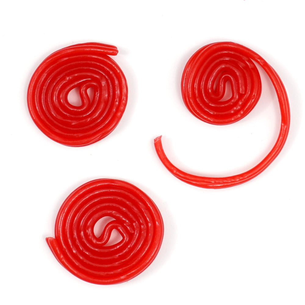 Family-friendly Broadway Strawberry Wheels licorice as a tasty snack.
