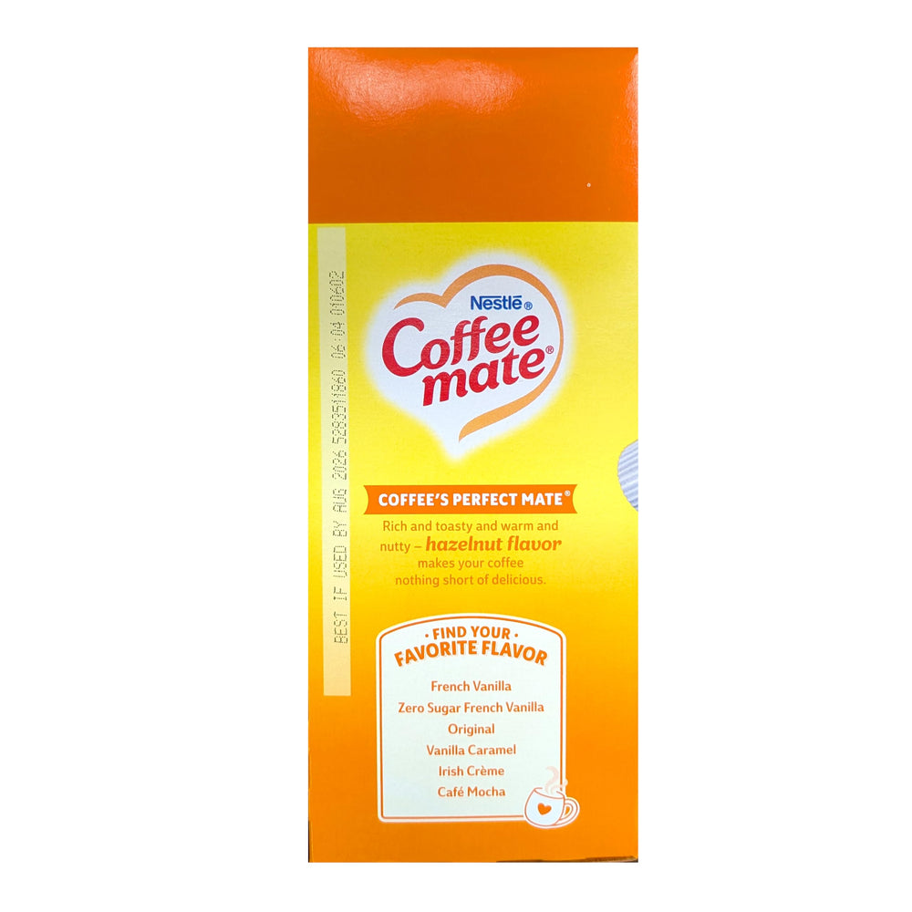 The Hampton Candy Company hazelnut creamer fills the cup with warm hazelnut aroma and flavor.