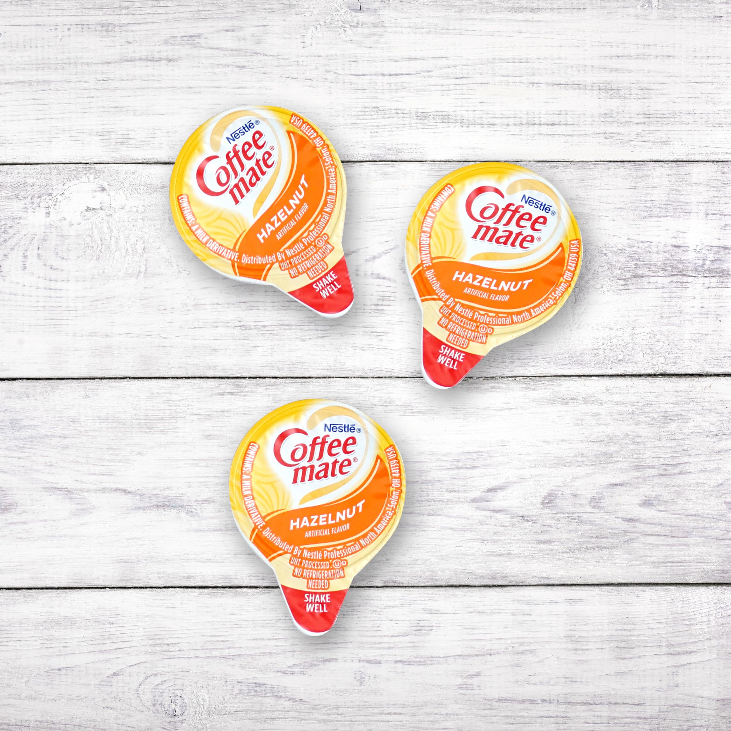 The Hampton Candy Company hazelnut creamer is lactose-free, gluten-free, and cholesterol-free for dietary flexibility.