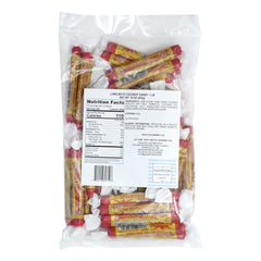 The Hampton Candy Company Long Boys Coconut Candy; individually wrapped for on-the-go snacking.