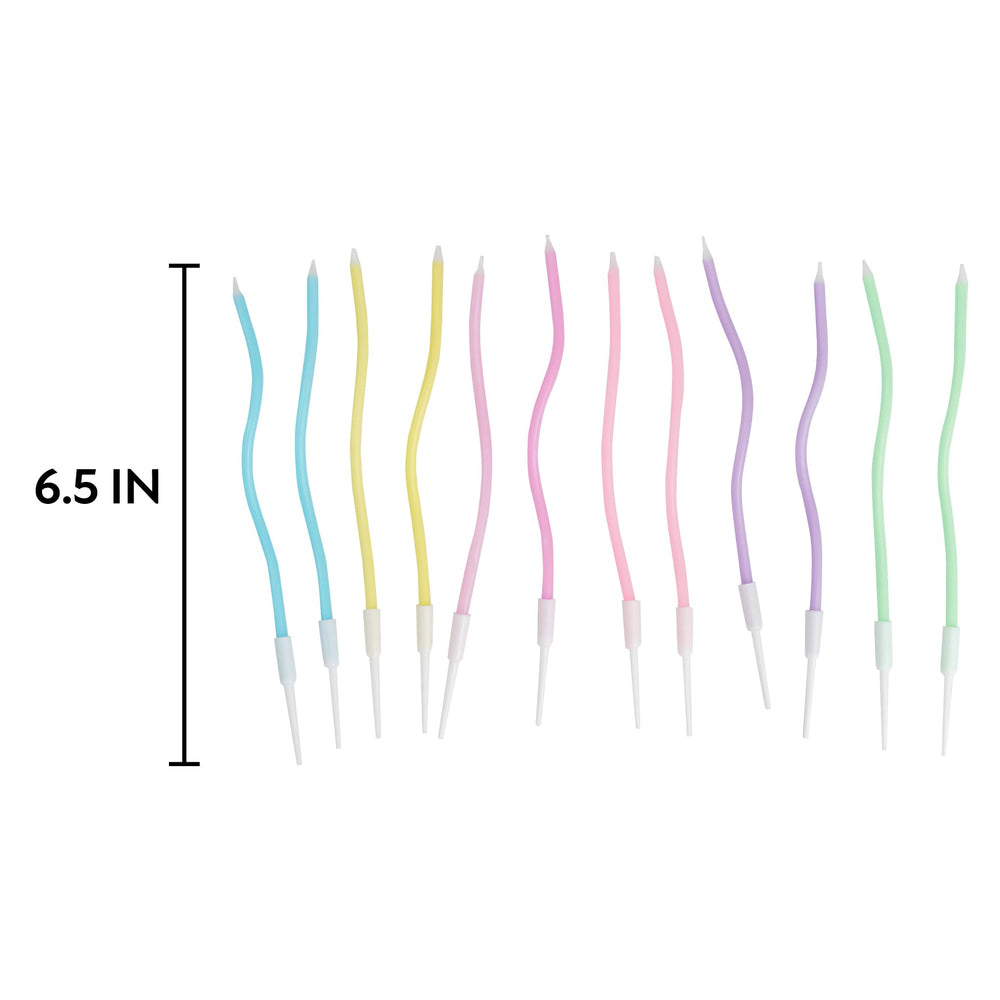 Hampton Distribution twisted spiral candles with metallic finish bring festive sparkle