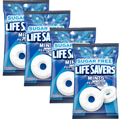 The Hampton Popcorn Company Pep O Mint Lifesavers front packaging for quick breath refresh