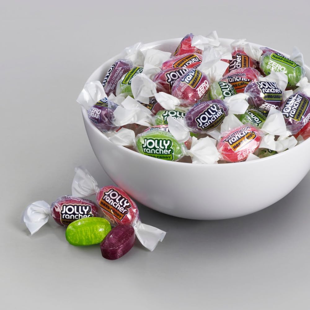Hampton raspberry flavored Jolly Ranchers provide vibrant taste sugar free.