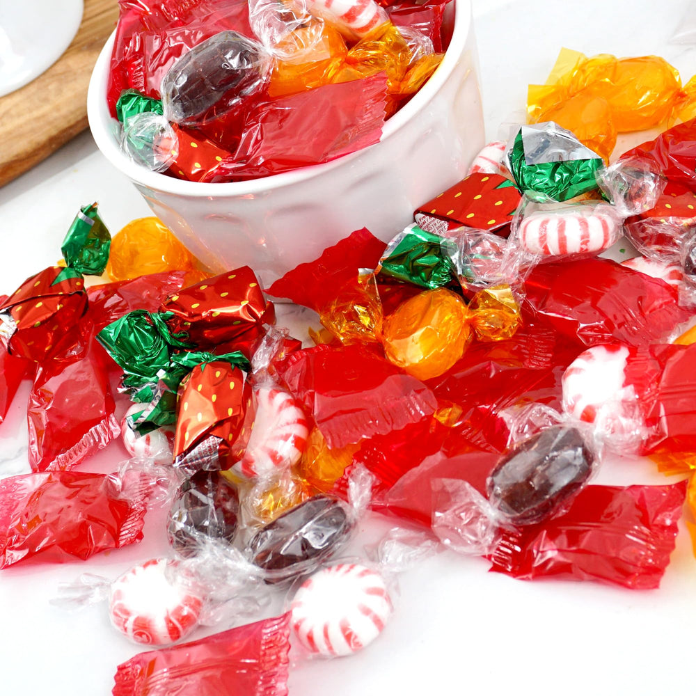The Hampton Strawberry Filled Bon Bons with bright centers, great for gifting.