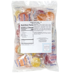 The Hampton Sunkist Fruit Gems lemon-wrapped candies, a zesty on-the-go treat.