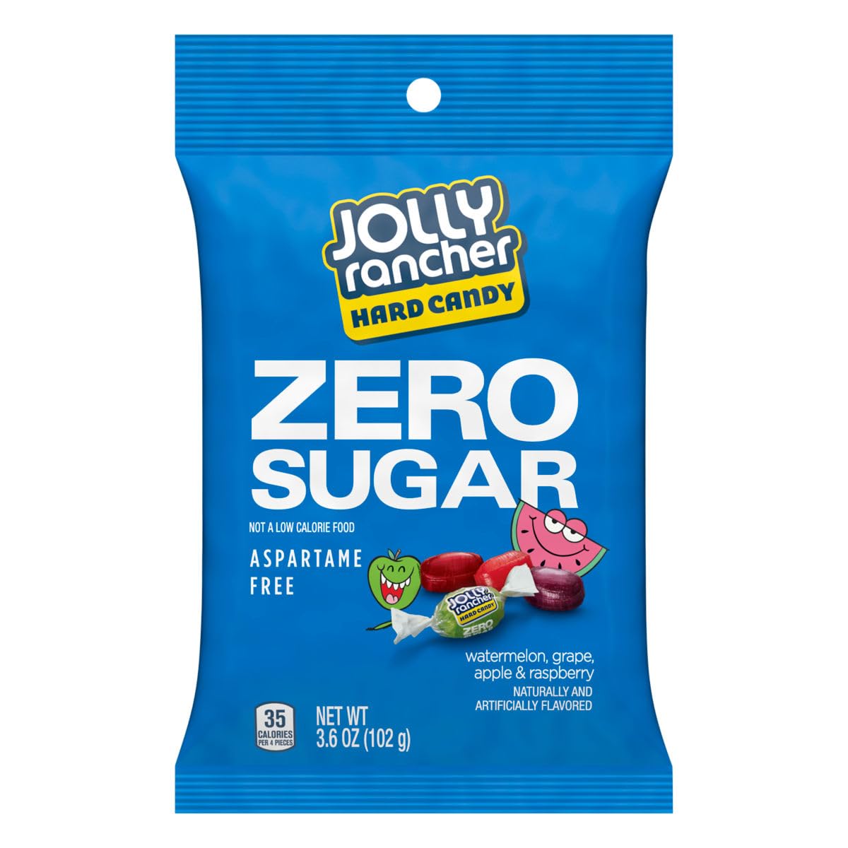 Hampton sugar-free Jolly Ranchers individually wrapped for convenient sharing.